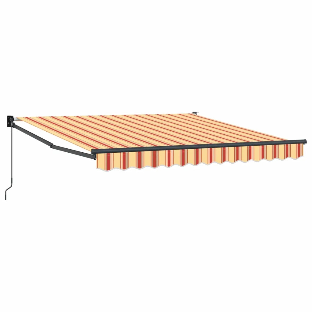 Tenda da Sole | Tenda parasole Giallo e Arancione 350 x 250 x 165 cm Poliestere