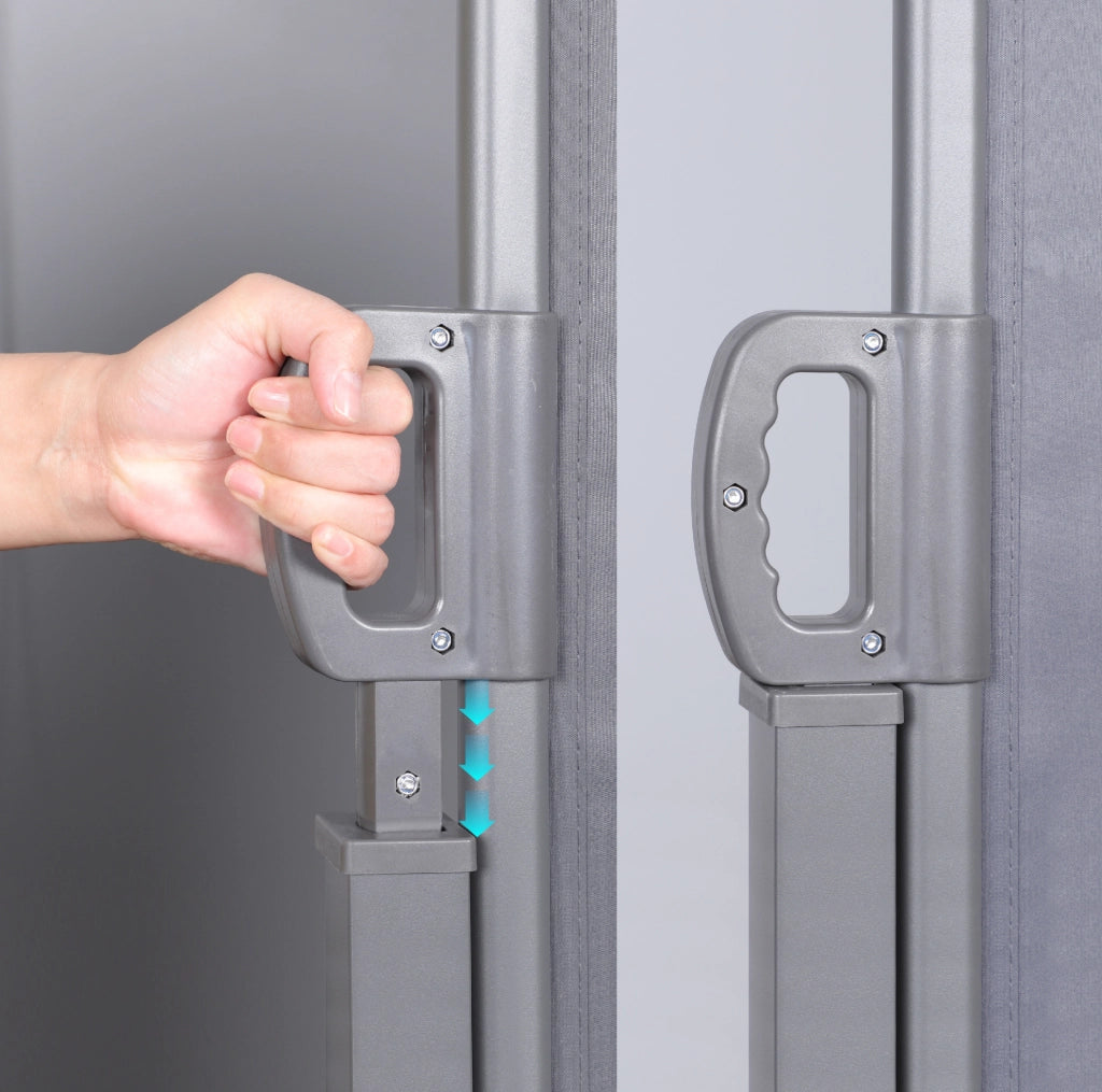 Tenda laterale avvolgibile 3 m; grigio scuro