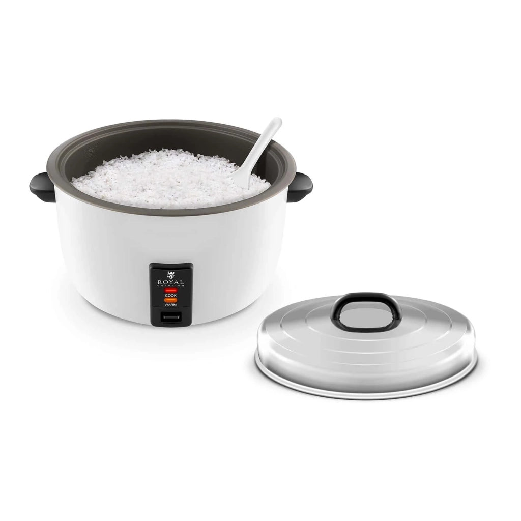 Risottiera 2950 watt capacità 23 litri pentola in acciaio inox con manico in plastica include misurino e cucchiaio per riso 14_0003945