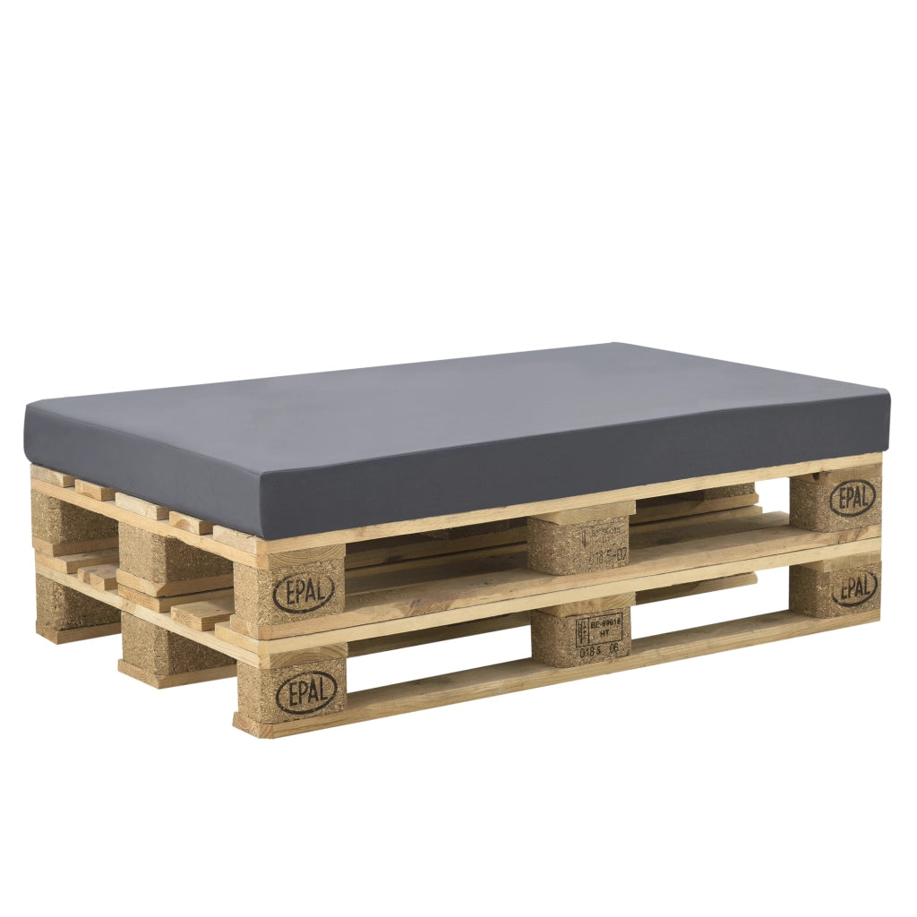 Cuscino con Fodera per Mobili di Pallet - Grigio Scuro [neu.haus]