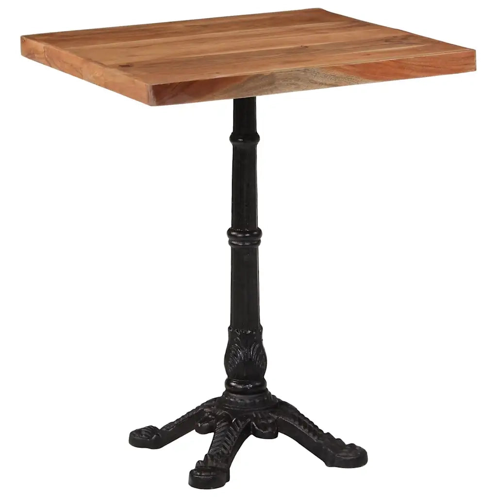 Tavolo da Bistrot 60x60x76 cm in Legno Massello di Acacia 321085