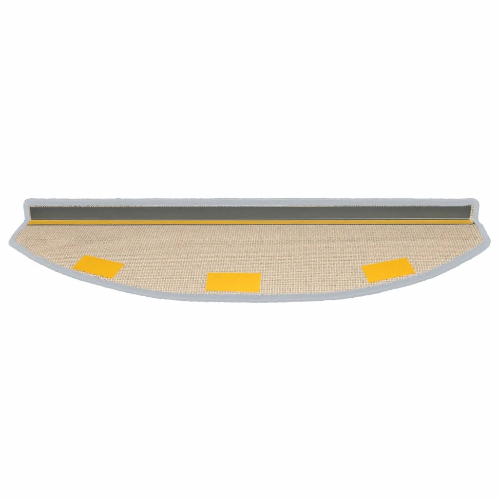 Tappetini per scale autoadesivi 15 pz | Gradini per Scale Grigio Chiaro
