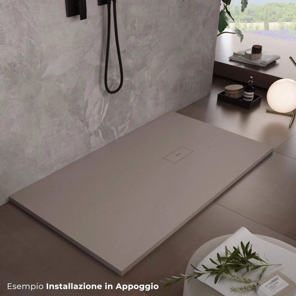 Piatto Doccia in Pietra 90x200 cm Bonussi Manila Sabbia