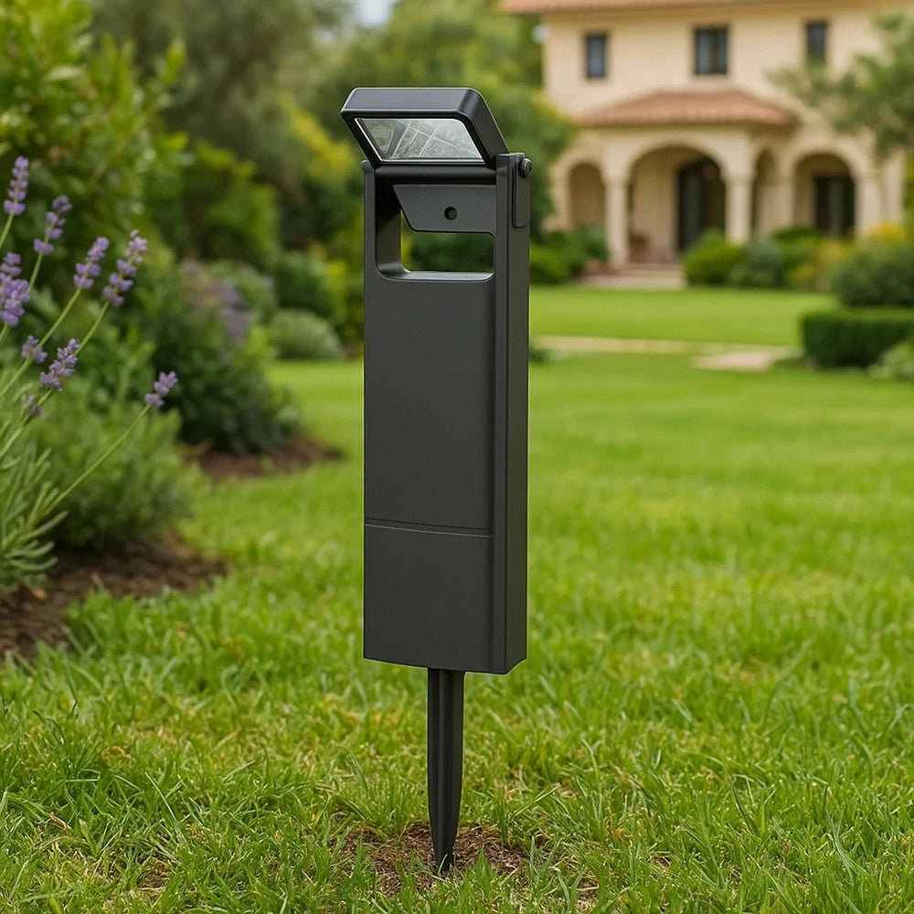 Trade Shop - Faretto Da Terra Paletto Da Giardino Luce Solare 3 Colori Luce Cct 200 Lm Ip65 Yh0804-3c -
