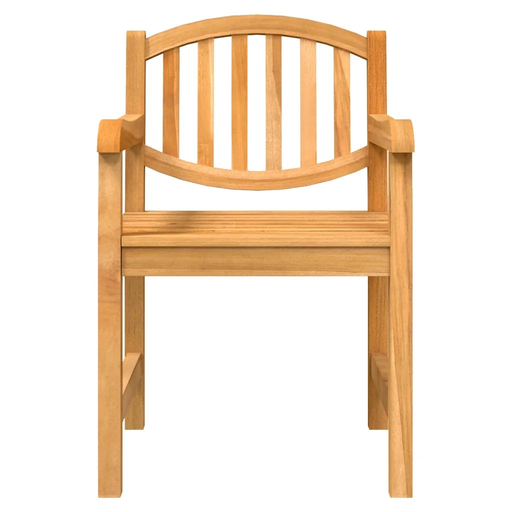 Set da Pranzo per Giardino 5 pz in Legno Massello di Teak 3157926