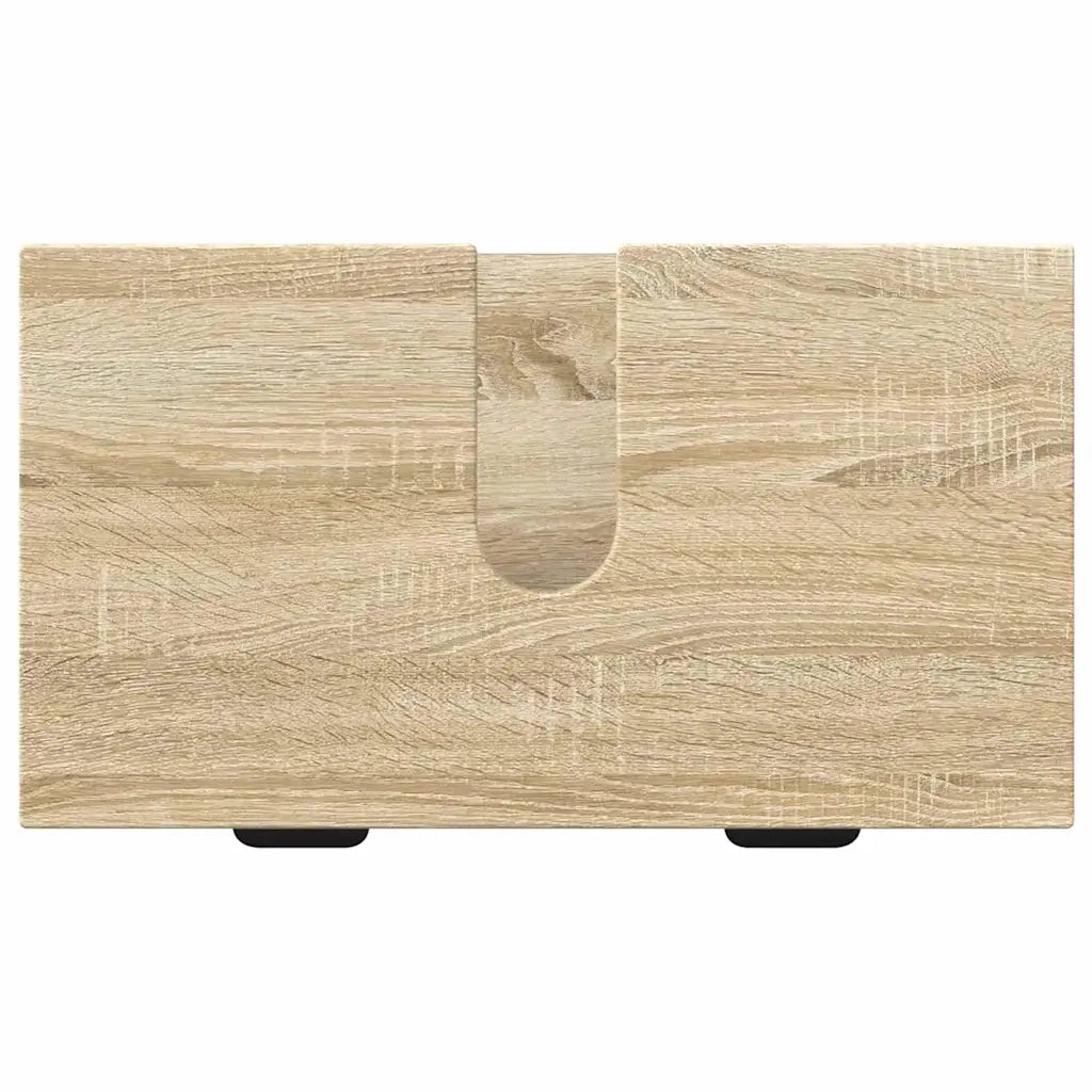 Set di mobili per il bagno con cassetto con porta Rovere Sonoma 3393115