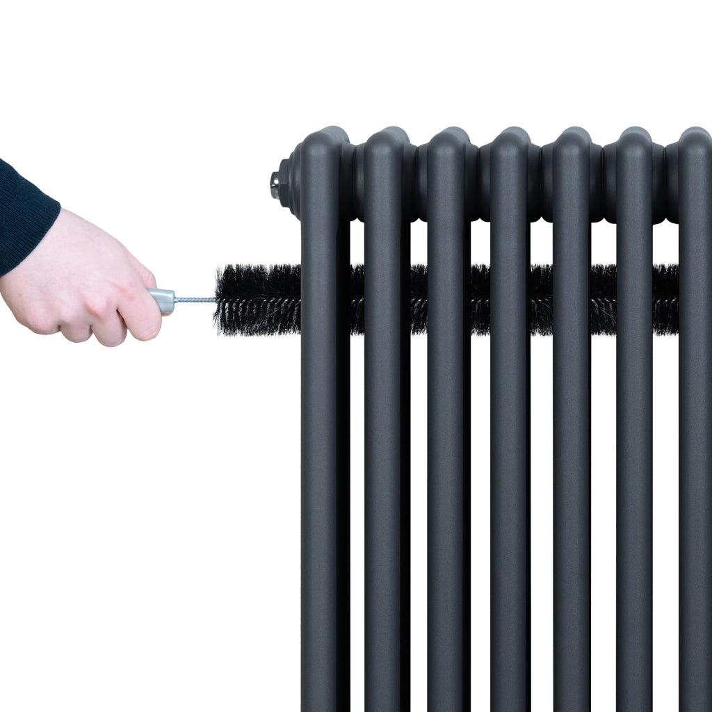 Radiatore Tradizionale 4 Colonne Orizzontale Riscaldamento Antracite 600x1190 mm