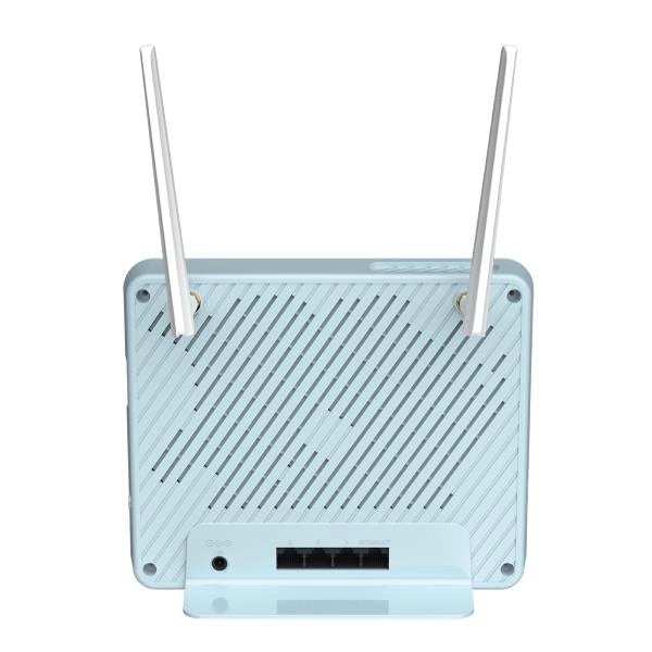 D-link g415/e router wireless gigabit ethernet dual-band (2.4 ghz/5 ghz) 4g blu, bianco