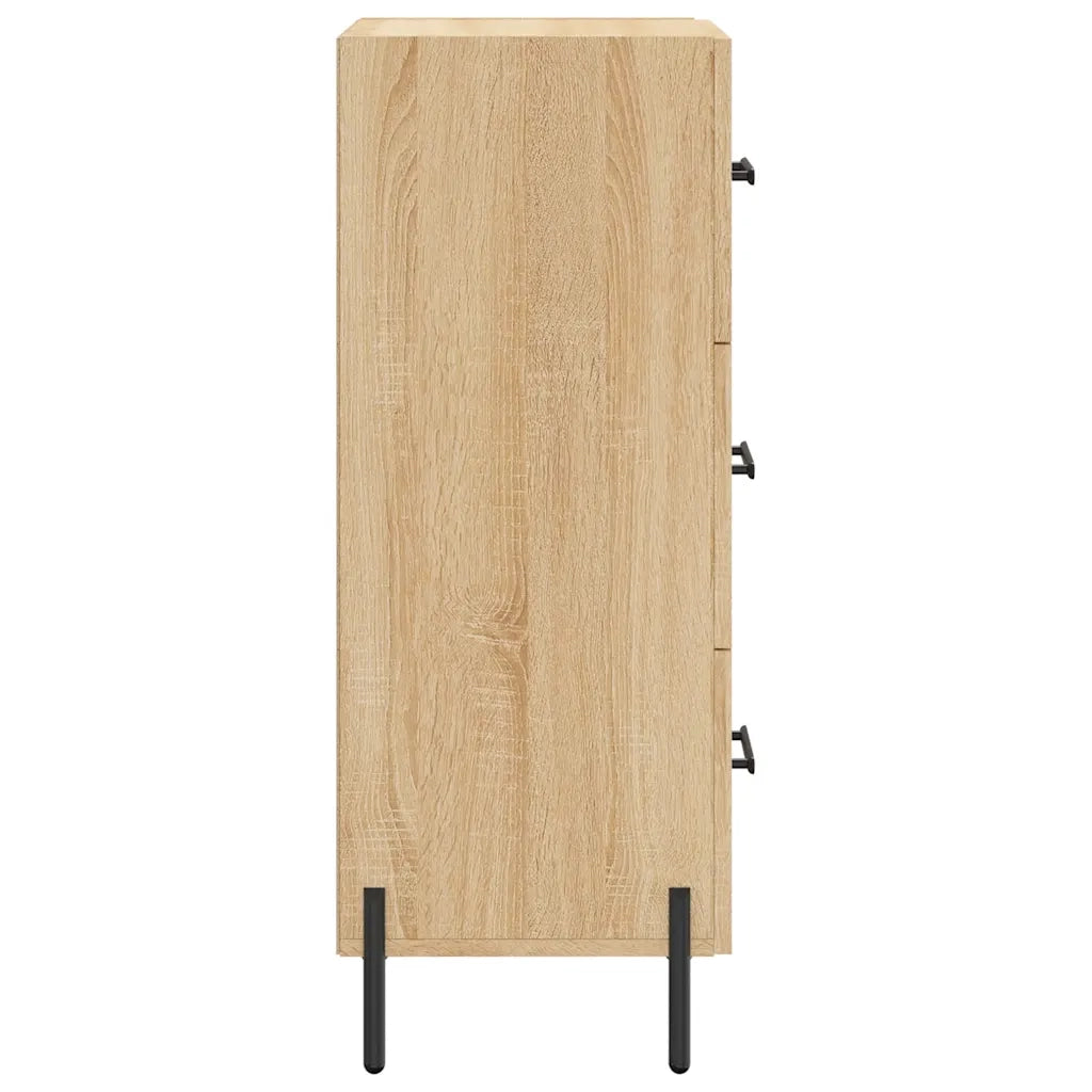 Credenza-Buffet-Armadio da cucina Rovere Sonoma 34,5x34x90 cm in Legno Multistrato 511374