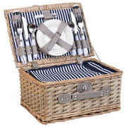 Cesto picnic blu 40x28x19