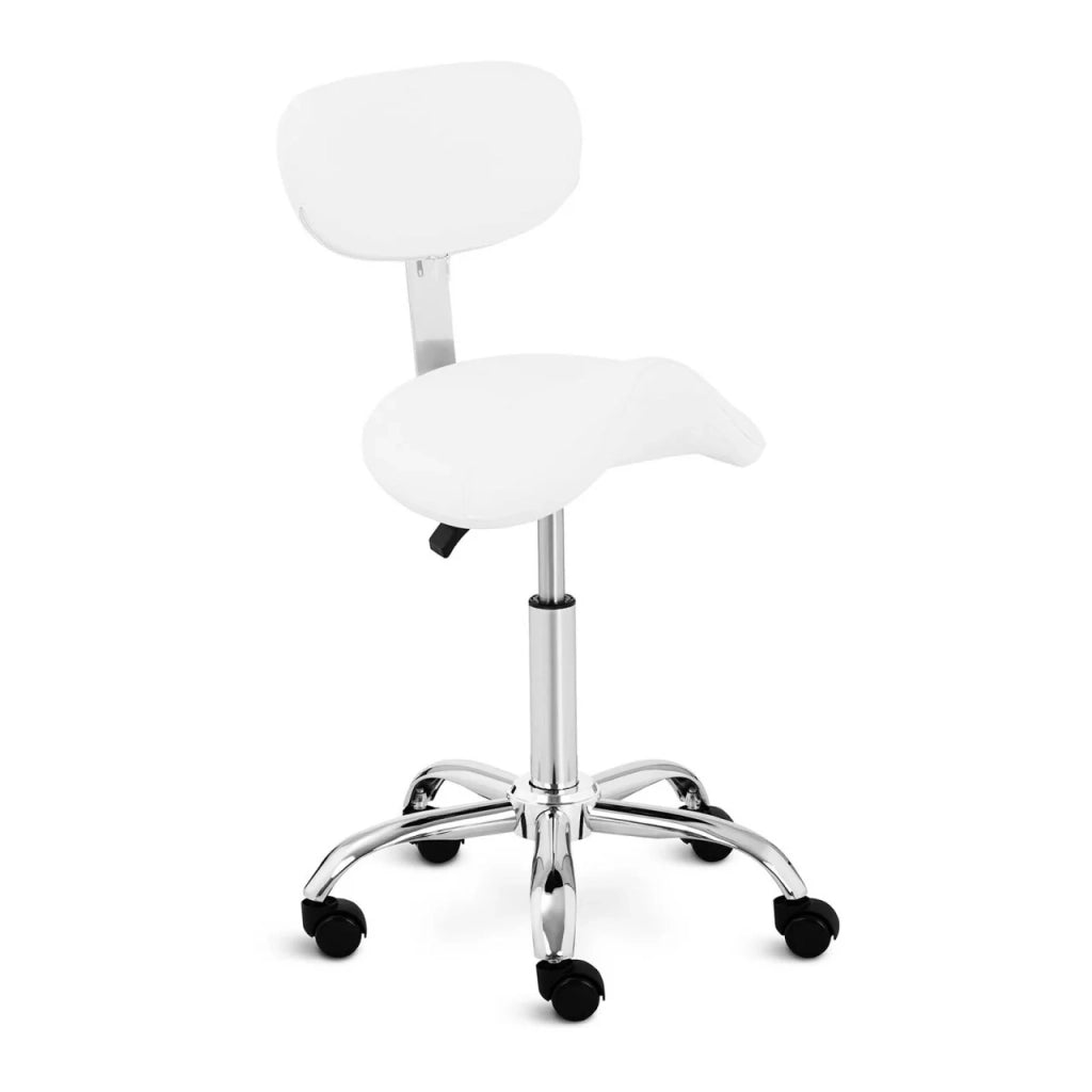 Sedia/poltrona da sella per cavallo 150 kg max bianca 14_0003497