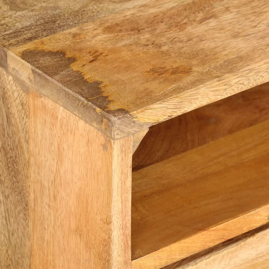 Mobile Porta TV 110x30x41 cm in Legno Massello di Mango 352783