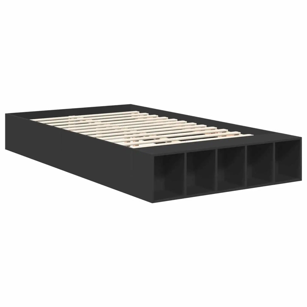 Struttura del letto Nero 135 x 190 cm Legno multistrato 3408376