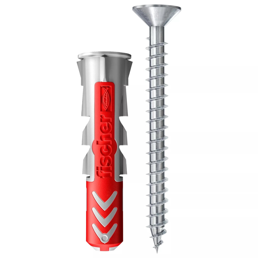 Tassello con Vite 8 S Vite Fischer Duopower 50 Pezzi Ø 8 x 40 5 x 50 mm