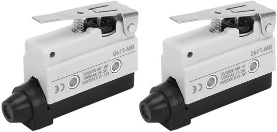 Elettrovalvola di fine circuito 2 pezzi 220OF 60RF 8.5PT 2.5OT 2MD Manopola NO NC 250VAC