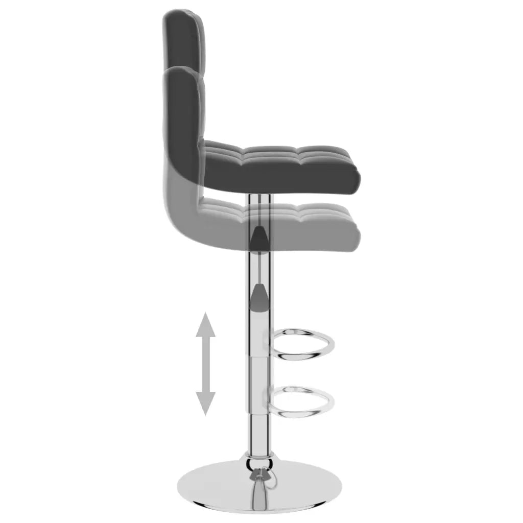Sgabello da Bar Nero in Similpelle 334220