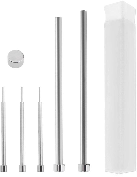 Cassa chiavi per auto 5-delicata - Acciaio inossidabile - Pin ruotabile - Magnetico - Rimozione rapida - Attrezzo duraturo - Cassa chiavi