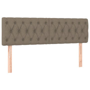 Testiera | Testata in Tessuto color Tortora 160x7x78/88 cm
