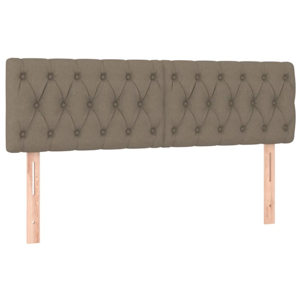 Testiera | Testata in Tessuto color Tortora 160x7x78/88 cm