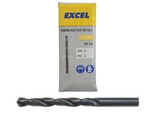 PUNTE HSS RULLATE PER FERRO- - ø mm.1,5 - 10 pezzi EXCEL