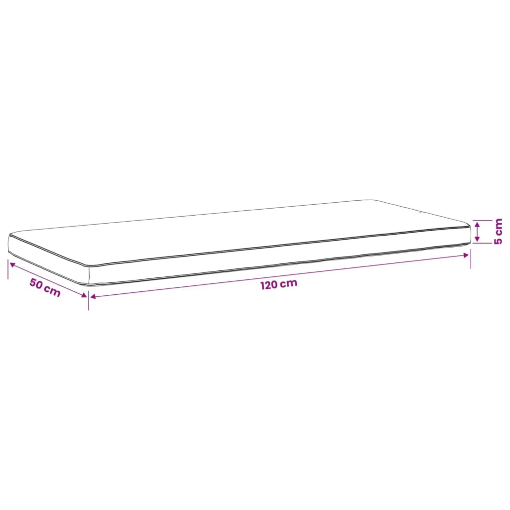 Cuscini per Panchina a 2 Pezzi VUGHT 2 pz 100% Poliestere 951919