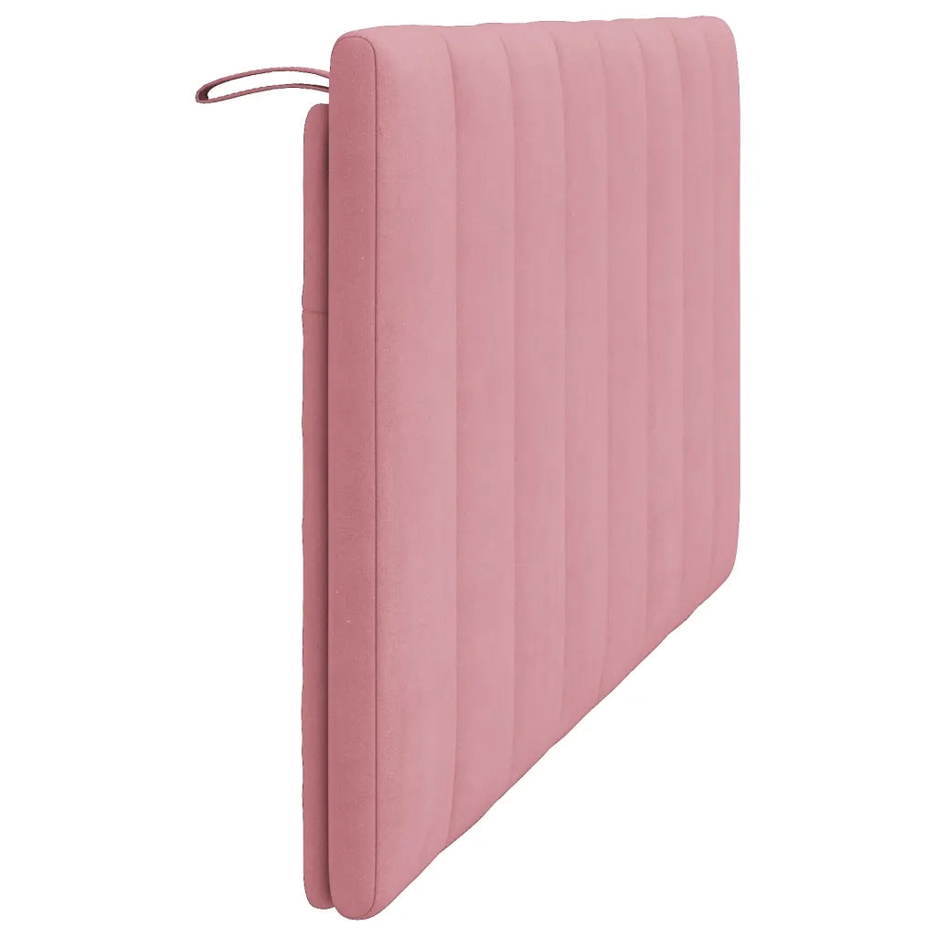 Cuscino Testiera Hanko Rosa 160 cm in Velluto 374680