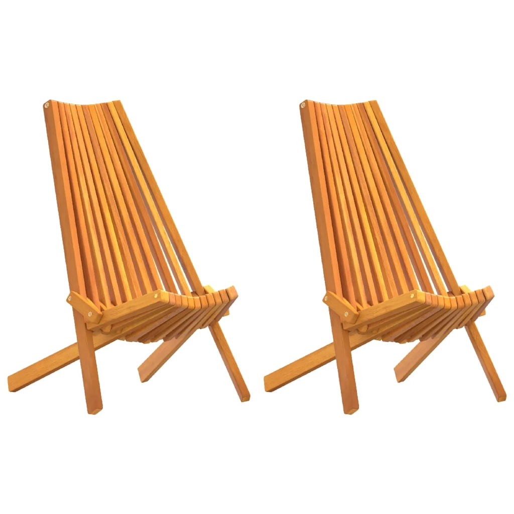 Sedia 2 pcs Marrone 69 x 56 x 84 cm Legno di Acacia Massello 4103891