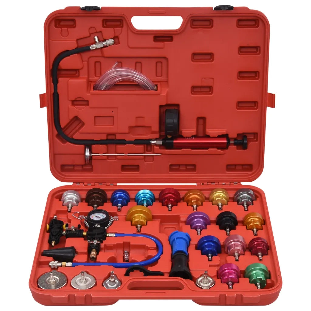 Tester di Pressione Sistemi di Raffreddamento e Radiatori 28 pz 210534