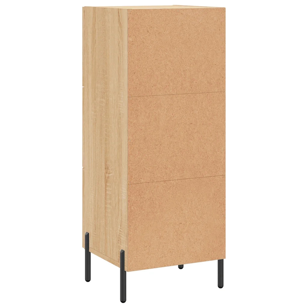 Credenza-Buffet-Armadio da cucina Rovere Sonoma 34,5x34x90 cm in Legno Multistrato 511374
