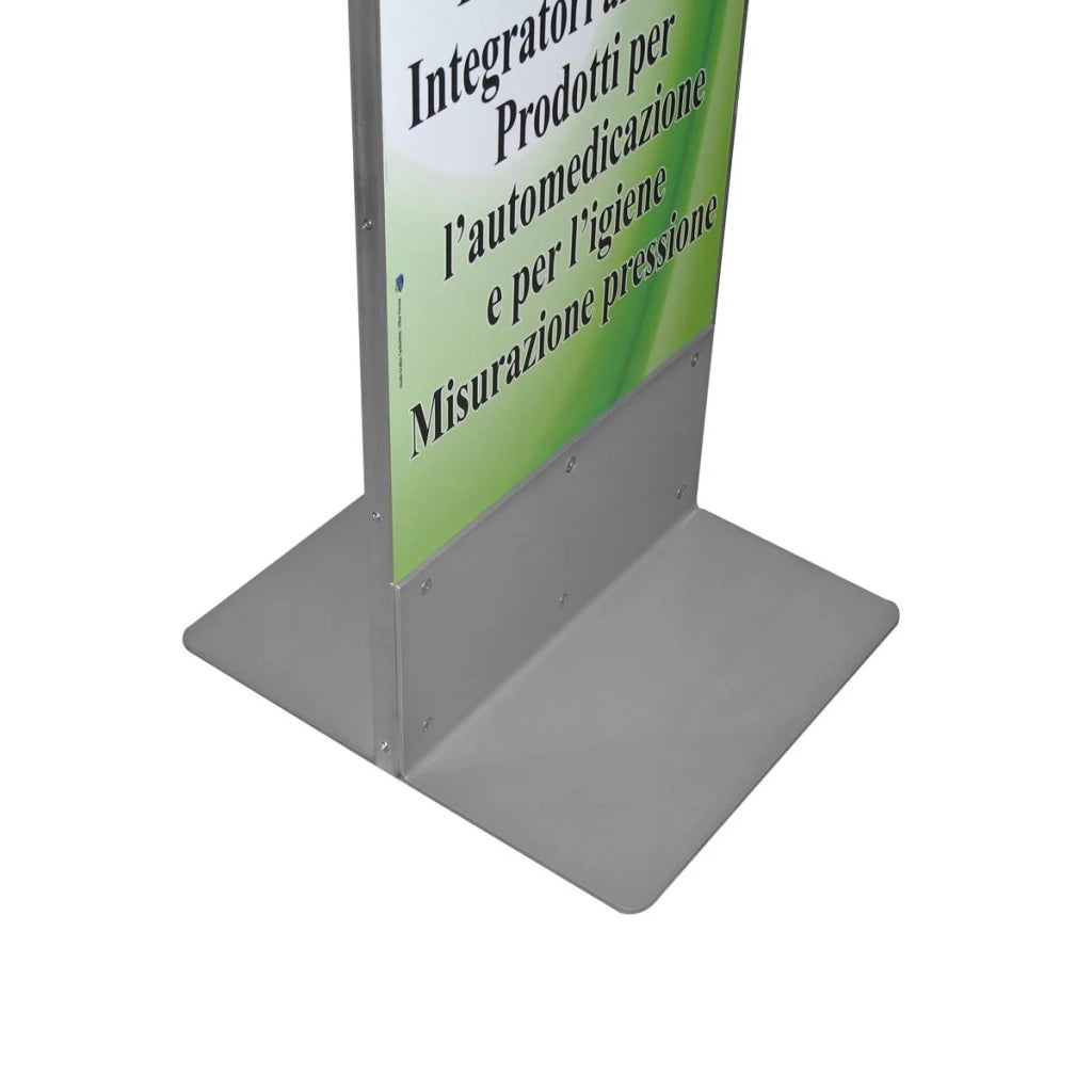 Totem Comunicazione con base a T 420 mm LINEA PLUS - 42 x 156