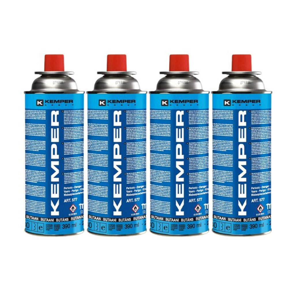 4x Cartuccia Gas Butano GR. 227 per Fornelli e Caramellizzatore portatili