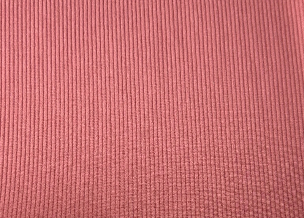 Copriseduta Sofà Elasticizzato Tinta Unita Smile Tessuto Millerighe - Coppia Seduta - Rosa Antico