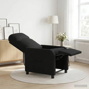 Divano Sedia-Poltrona reclinabile Nero Tessuto 378594
