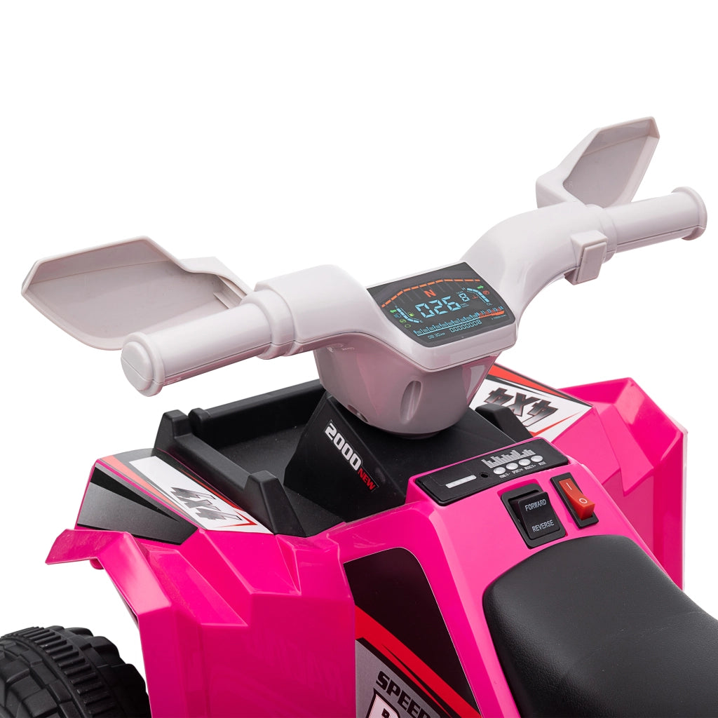 Quad Elettrico per Bambini 6V ¨C Xylo ¨C Rosa 70x41,5x48,5 cm