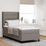 Letto a Sorgente LED con materasso Talpa 90 x 190 cm Tessuto