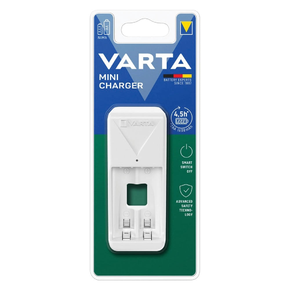 CARICABATTERIA PILE RICARICABILI doppio alloggiamento  - VARTA