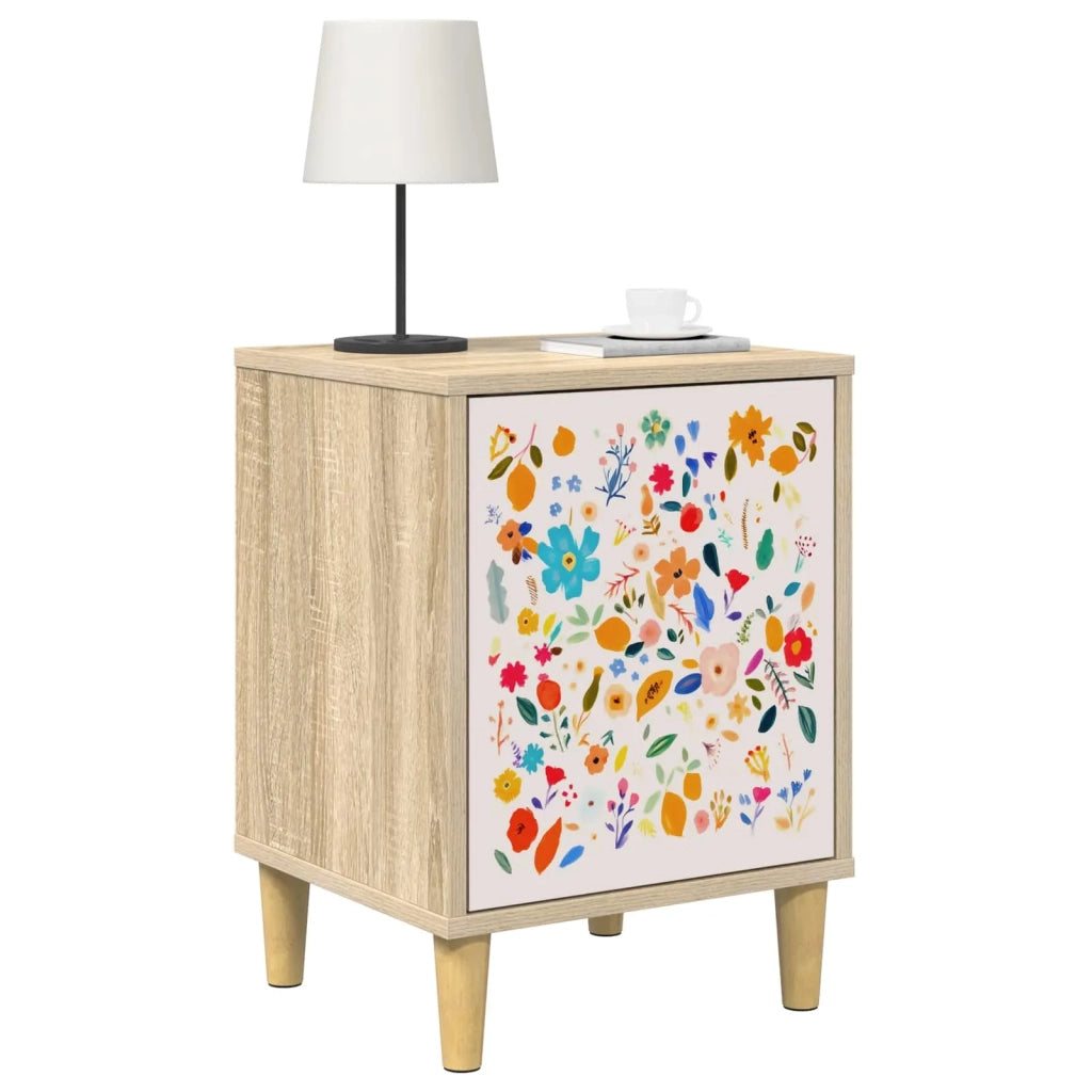 Armadio da Notte MAINZ 2 pz Rovere Sonoma 36 x 33 x 50 cm 8007220