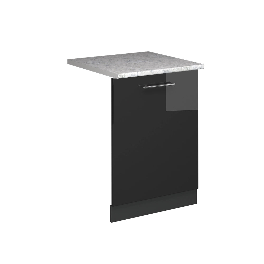 Pannello frontale della lavastoviglie Fame-Line Antracite lucido/Antracite 60 cm, PL Marmo Vicco