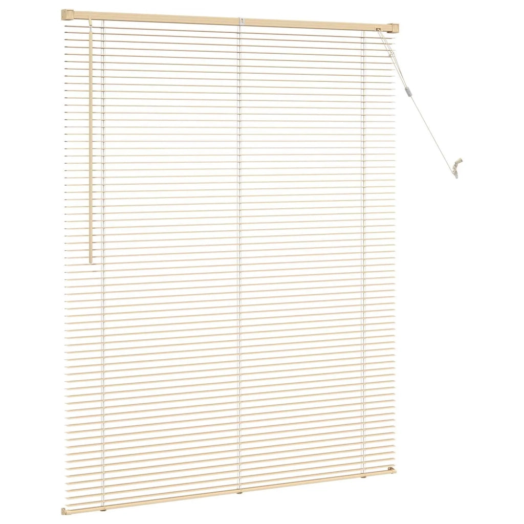 Tenda Veneziana | Tenda a lamelle Marrone Chiaro con Motivo 150 x 120 cm 25 mm