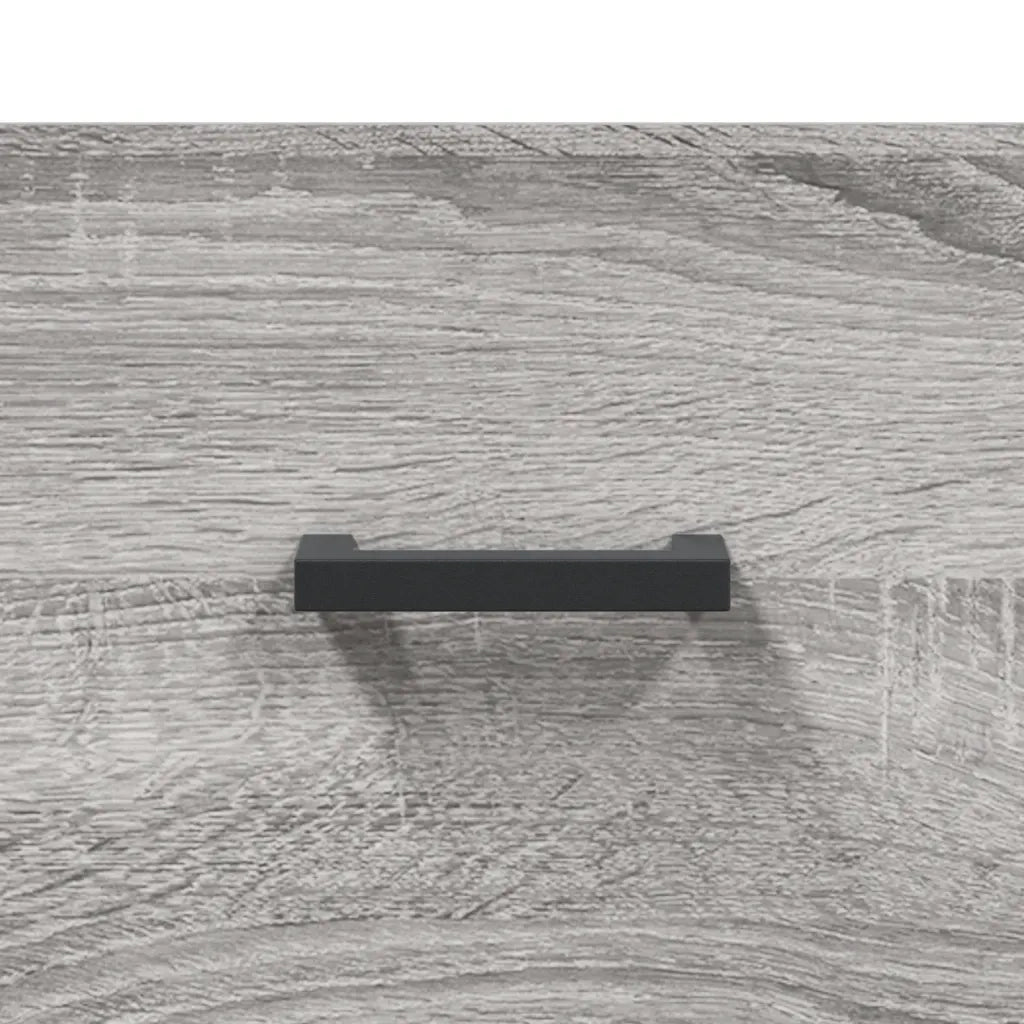 Credenza Grigio Sonoma 69,5x34x180 cm in Legno Multistrato 3200007