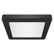Plafoniera LED quadrata Struhm OLGA nera 29cm 24W CCT
