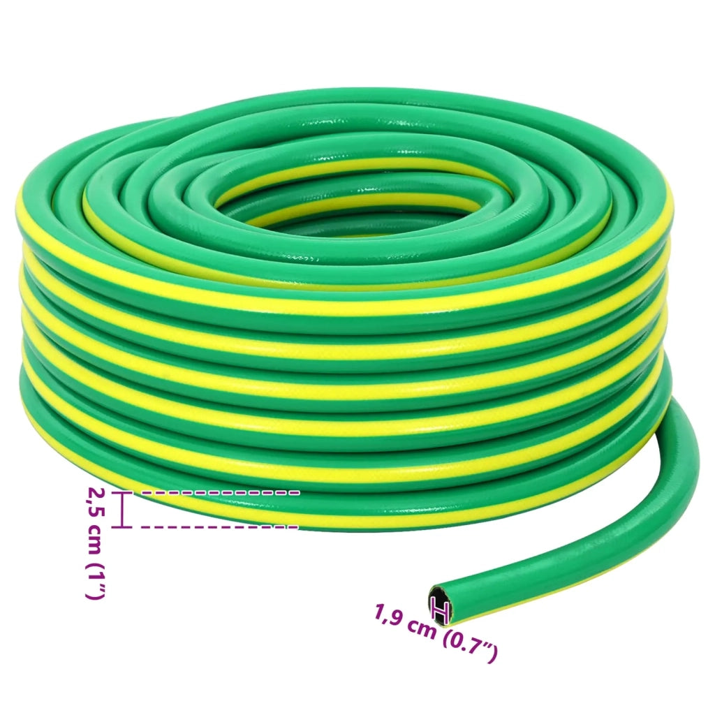 Tubo da Giardino 5-Ply Verde e Giallo 3 / 4'' 10 m PVC 42035822