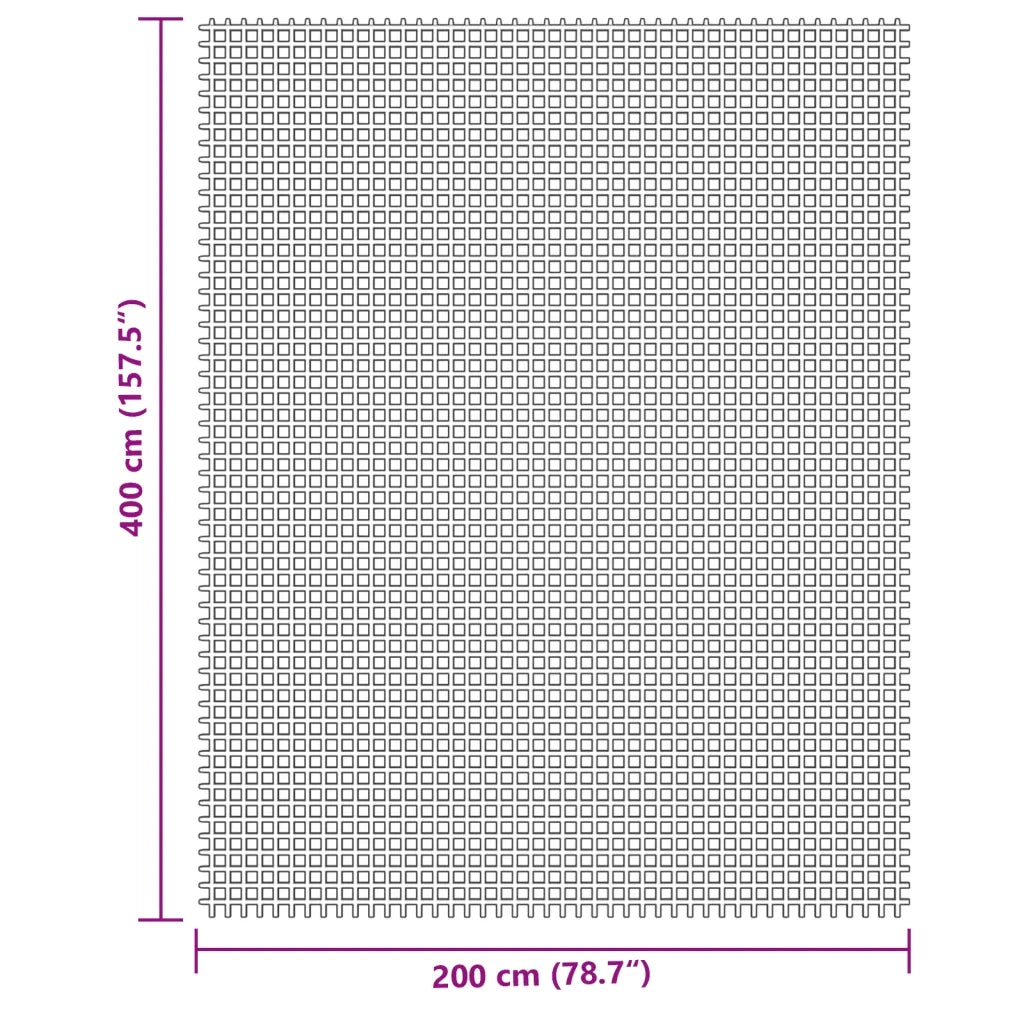 Tappeto da Tenda Crema 4x2 m 4008494