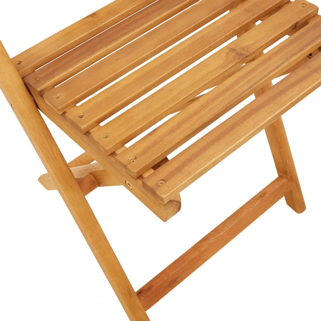 Sedie Giardino Pieghevoli 6 pz | Sedie da Esterno Grigie Polyrattan Legno Massello