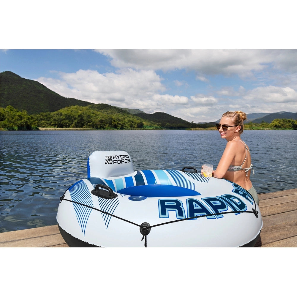 Trade Shop - Poltrona Galleggiante Singola Rapid Rider Mare Hydro Force Ciambella 135cm 43116 -