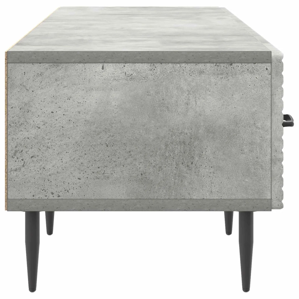 Mobile TV con cassetto Grigio Cemento 147 x 34,5 x 30 cm 894938