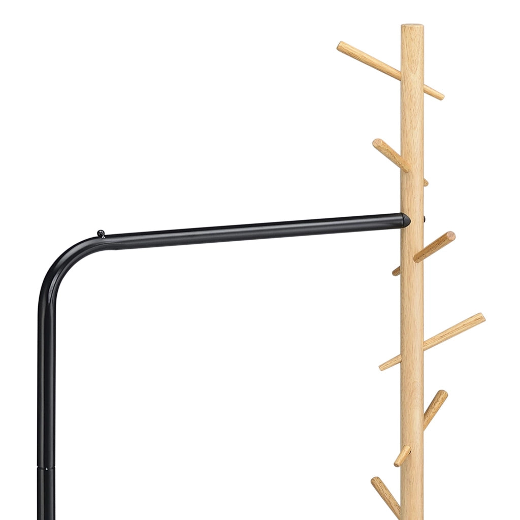 Appendiabiti DAMON nero/rovere