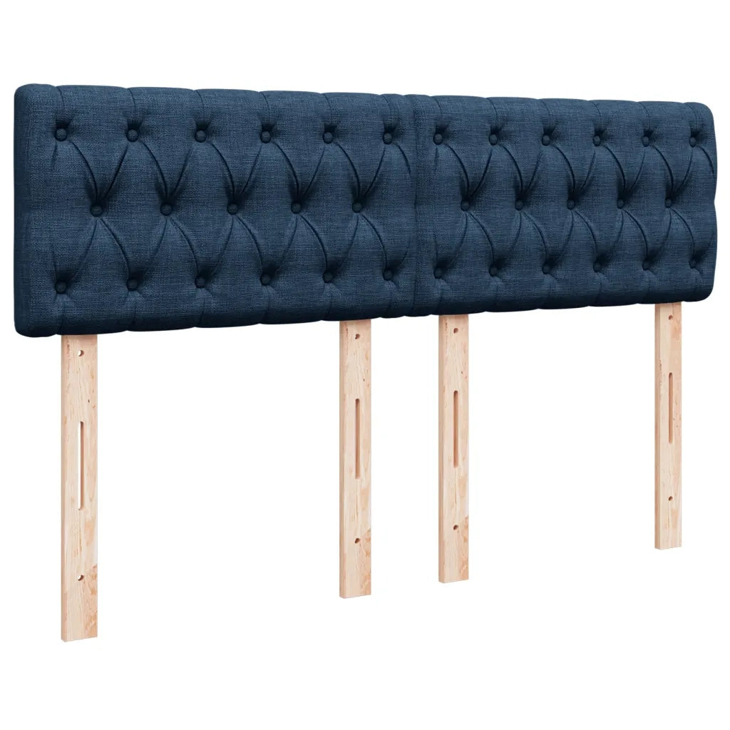 Giroletto a Molle con Materasso Blu 160x200 cm in Tessuto 3288252