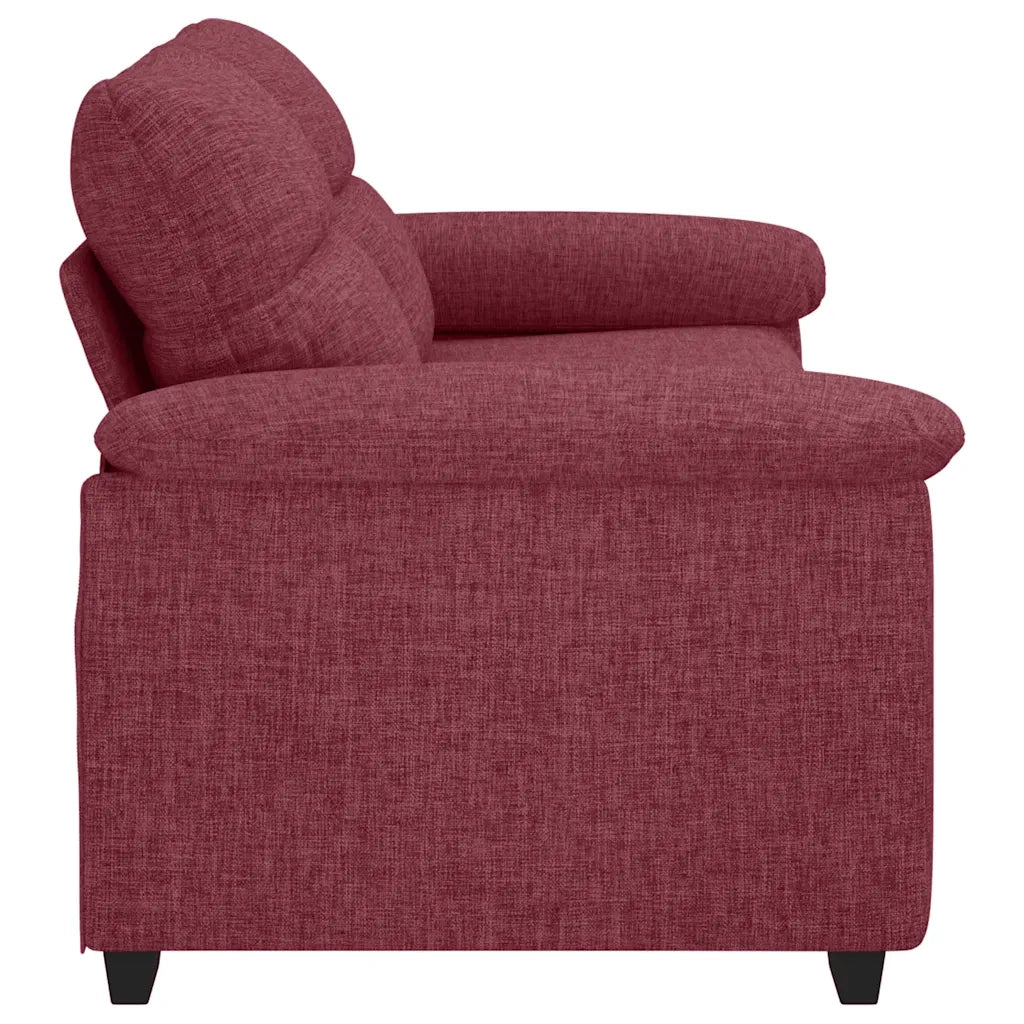 Divano | Divano da soggiorno | Sofa a 2 Posti Rosso Vino 180x81x84 cm in Tessuto