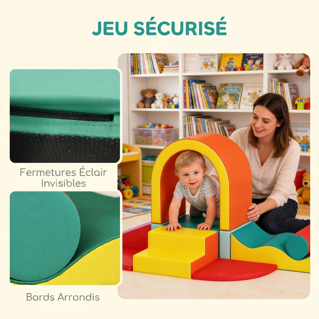 Parcours motricita' bebe' ¨C zephmum ¨C multicolore